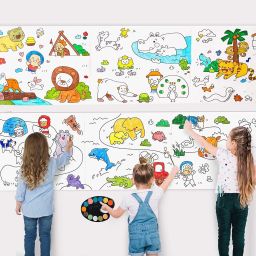Kids Coloring Paper Roll-image-10