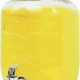 armin Glass Cold Water Mason Jar Dispenser Mason Jar Glass Pitcher with tap 4LITTER Glass Water/Juice Glass-picture-45