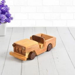 Wooden Vintage Open Car Jeep Best Wooden Toy Gift for Kids Wooden-25
