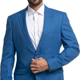 Men Solid Single Breasted Formal Blazer-image-101