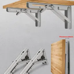 bolt folding shelf table brackets 25.4 Shelf Bracket image 5