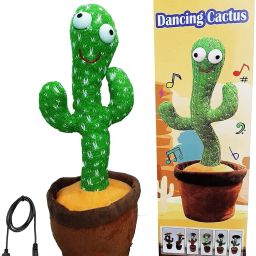 Dancing Cactus Talking Toys for Girls & Boys with Charger | Gift for Babies-image-52