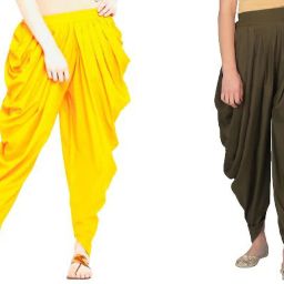 Prashra Dhoti Pant Solid Women Dhoti-image-79