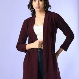 BAESD Open Front Longline Shrug-7