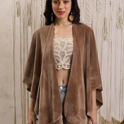 Vishudh Longline Open Front Shrug-45