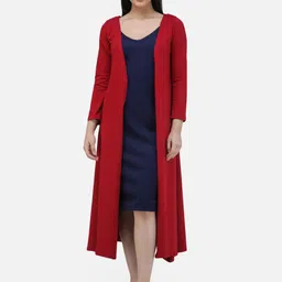 BAESD Front Open Cotton Longline Shrug-19