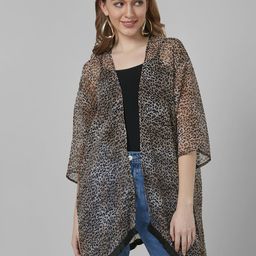 Style Quotient Women Printed Longline Shrug-31