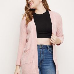 Madame Long Sleeves Longline Open Front Casual Shrug-21