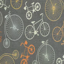 Mona B Kids Grey & Yellow Printed Cotton Anti-Skid Floor Carpet Rug-12