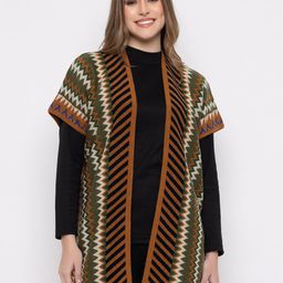 513 Striped Open Front Kimono Shrug-13