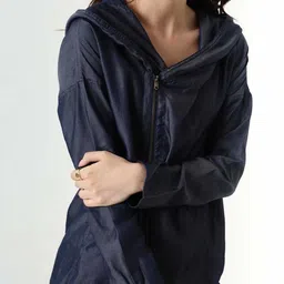RAREISM Women Blue Front Open Shrug-picture-40