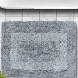 LUXEHOME INTERNATIONAL Paris Grey 2800 GSM Reversible Pure Cotton Bath Rug-picture-37