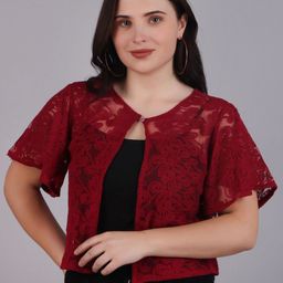 Dressitude Women Crop Button Shrug-picture-47