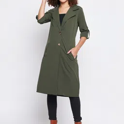 Color Cocktail Longline Button Shrug-47