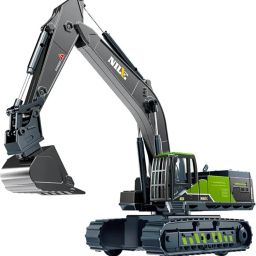 Unbreakable Excavator JCB Long Crane Rotate Construction Bulldozer Toy for Kid-10