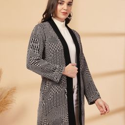 Juelle Printed Longline Open Front Shrug image 3