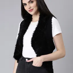 SHOWOFF Open Front Acrylic Shrug image 4