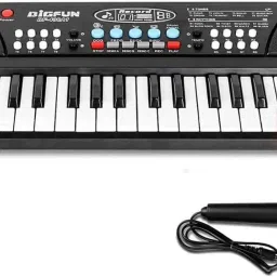 Big Fun 37 Keys Piano Keyboard With DC Power Option Recording Function Electronic Keyboards With Dual Speaker for Beginners With Mike GY 430 A1 Digital Portable Keyboard-image-104