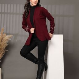 Juelle Embellished Open Front Shrug image 2