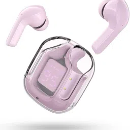 Shyrock T12 Earbuds Magnet Headset With Mic Bluetooth Gaming Headset (Pink, True) Smart Headphones-picture-25