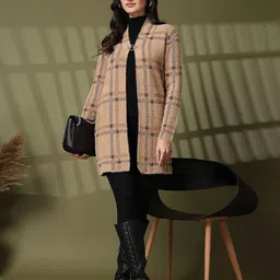 Juelle Printed Longline Open Front Shrug image 2