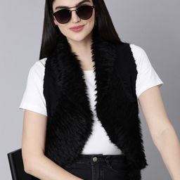 SHOWOFF Open Front Acrylic Shrug-44