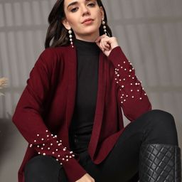 Juelle Embellished Open Front Shrug image 4