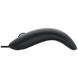 DELL MS819 Wired Optical Mouse with Fingerprint Reader (1000 DPI, Arc Shaped, Black) image 4