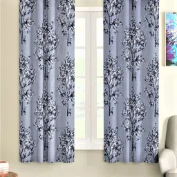 153 cm (5 ft) Polyester Semi Transparent Window Curtain (Pack Of 2)-image-11