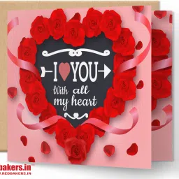 I Love You With all my Heart Greeting Card Greeting Card-image-15