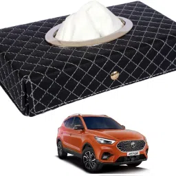 Cross-Black Tissue Box Leatherette-177 Vehicle Tissue Dispenser-35