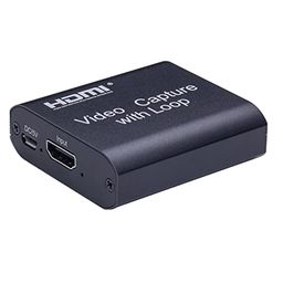 Ruhza 1080P 60FPS Acquisition|Live Broadcasting Video HDMI Capture Card with Loop Out Live Streaming Video Game image 2
