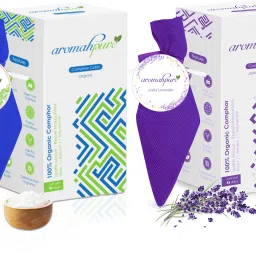 Camphor Cube (Joyful Lavender + Orignal) 100% Pure & Organic Blocks-picture-3
