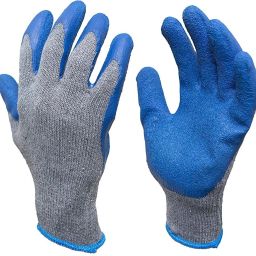 Cut Restitance Cheamical Water Heat Electric Shoot Proof Non Cutting Rubber Safety Gloves In Contruction Steel Wooden Labour Motor Bike Reparing Packing Worker Safety Hand Gloves AS187 Nylon Safety Gloves-image-48
