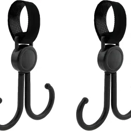 2 Pcs(Motorcycle and Stroller Multipurpose 360 Degree Rotatable Hanging Hook) Combo-31