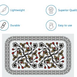 crosmo Rectangular Pack of 6 Table Placemat image 3