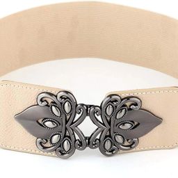 Women Beige Artificial Leather Belt-image-15