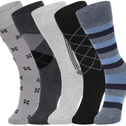 Men Printed Mid-Calf/Crew-picture-14