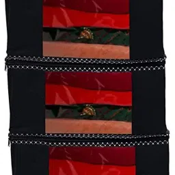 ANNORA INTERNATIONAL Non- Woven Saree Cover With Transparent Window Cotton Laundry Bag-picture-11