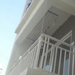 wne jaliwale Pigeon Net Anti Bird Net for balcony Pigeon Net for balcony10ft X 6ft(60 sq.ft) Camping Net image 4