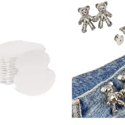 Sweat Pads For Underarms Disposable AND Detachable Jeans Bear Button COMBO Sweat Pads-image-51