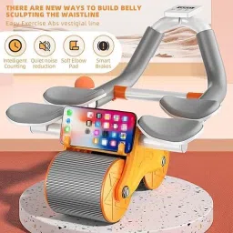 ycvariya Automatic Rebound Abs Wheel with Elbow Support and Timer Ab Exerciser image 3