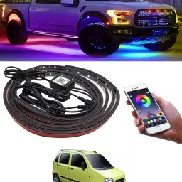 Multicolor Shine Chassis Underglow Kit Wireless Remote/Phone Control For Car-303 Car Fancy Lights-image-119