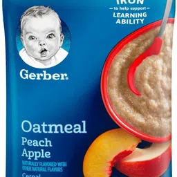 gerber Oatmeal Peach Apple Cereal - 227g (8oz) Cereal-picture-31
