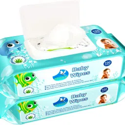 BABY WIPES ( 100 Pcs x 2 Pack) (200 Pieces)-image-54