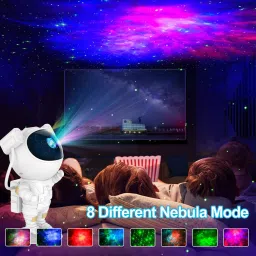 TECHGEAR Galaxy Light Projector, Space Buddy Projector Night Light Table Lamp image 5