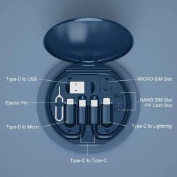FKU Micro USB, USB Type C, Lightning OTG Adapter image 2