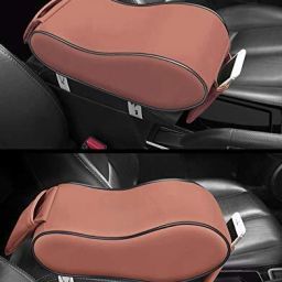 3D PU Leather Breathable Memory Foam Car Centre Console Armrest Car Armrest Cover-image-76