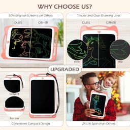 teestheday LCD Writing Drawing Tablet For Kids image 3