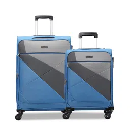 CARRIALL Set Of 2 Blue Medium & Small Combo Luggage-29